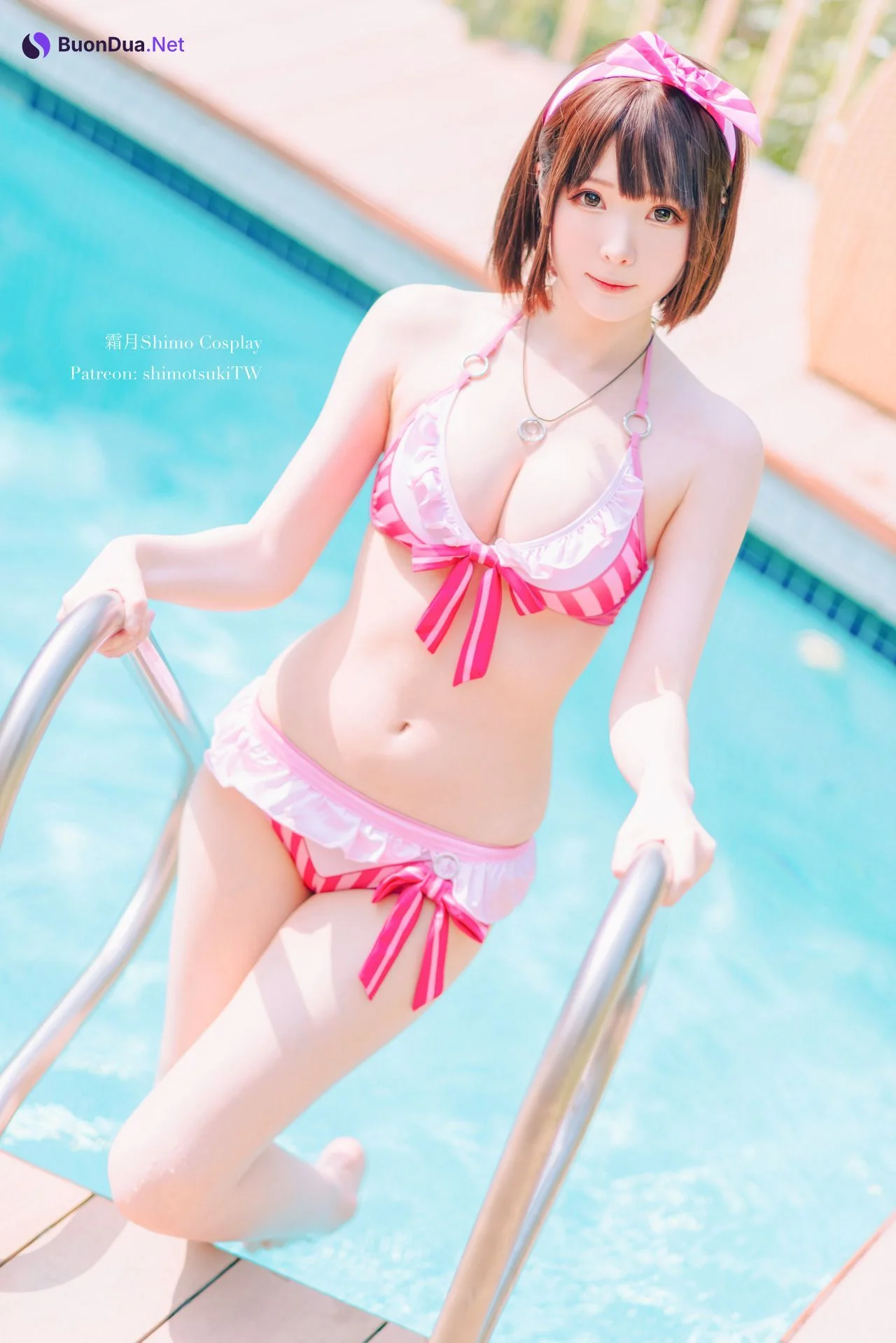 [霜月shimo] Megumi Kato 加藤恵 Swimsuit Version - Photo 13