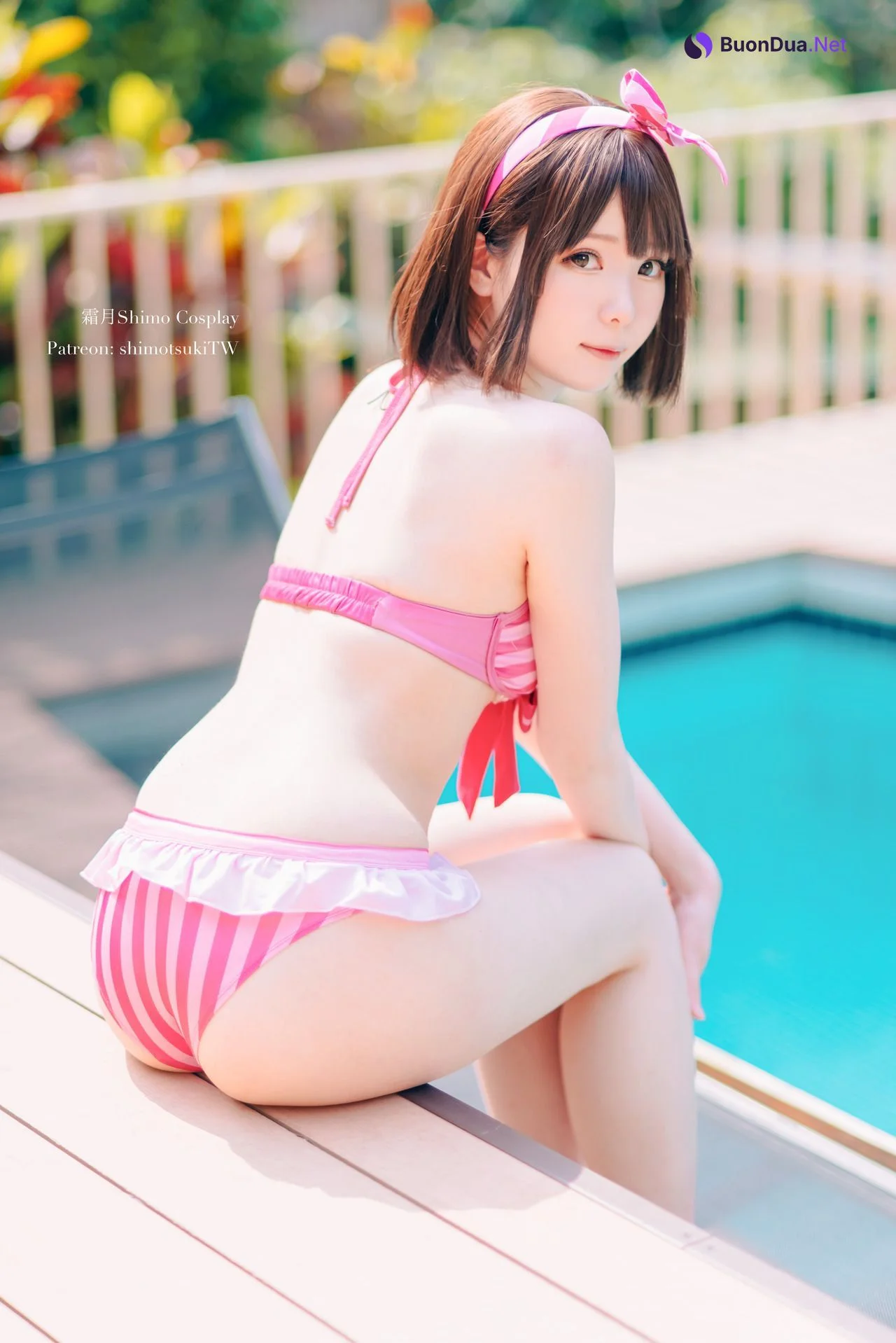 [霜月shimo] Megumi Kato 加藤恵 Swimsuit Version - Photo 16