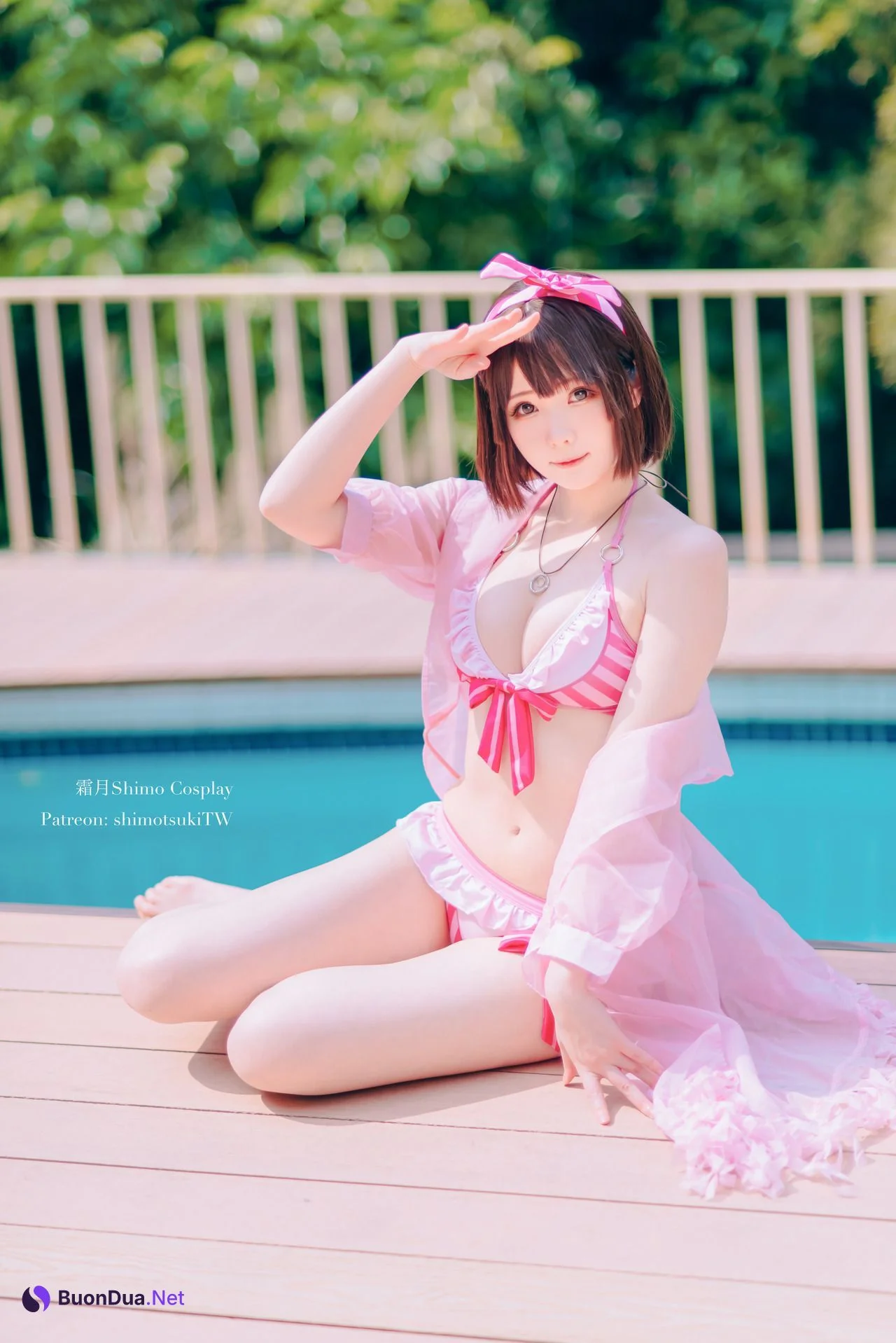 [霜月shimo] Megumi Kato 加藤恵 Swimsuit Version - Photo 2