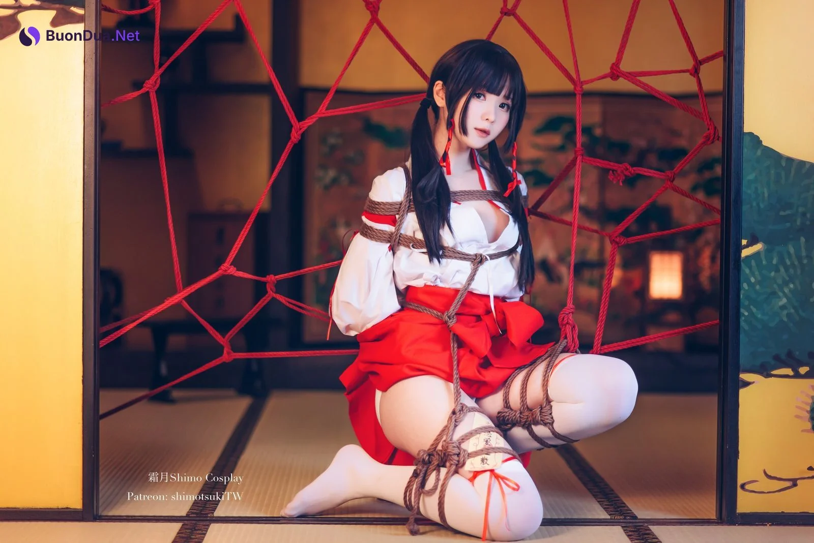 [霜月shimo] 巫女捆绑 Miko Bundle - 写真 18