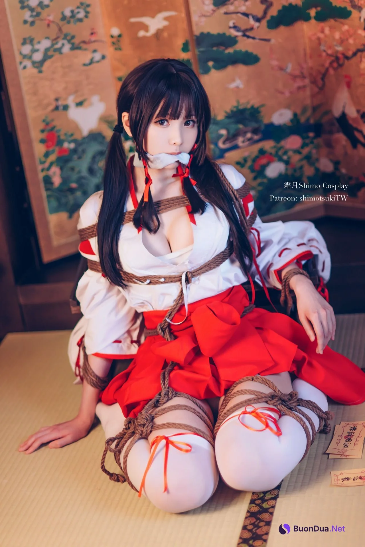 [霜月shimo] 巫女捆绑 Miko Bundle - 写真 3