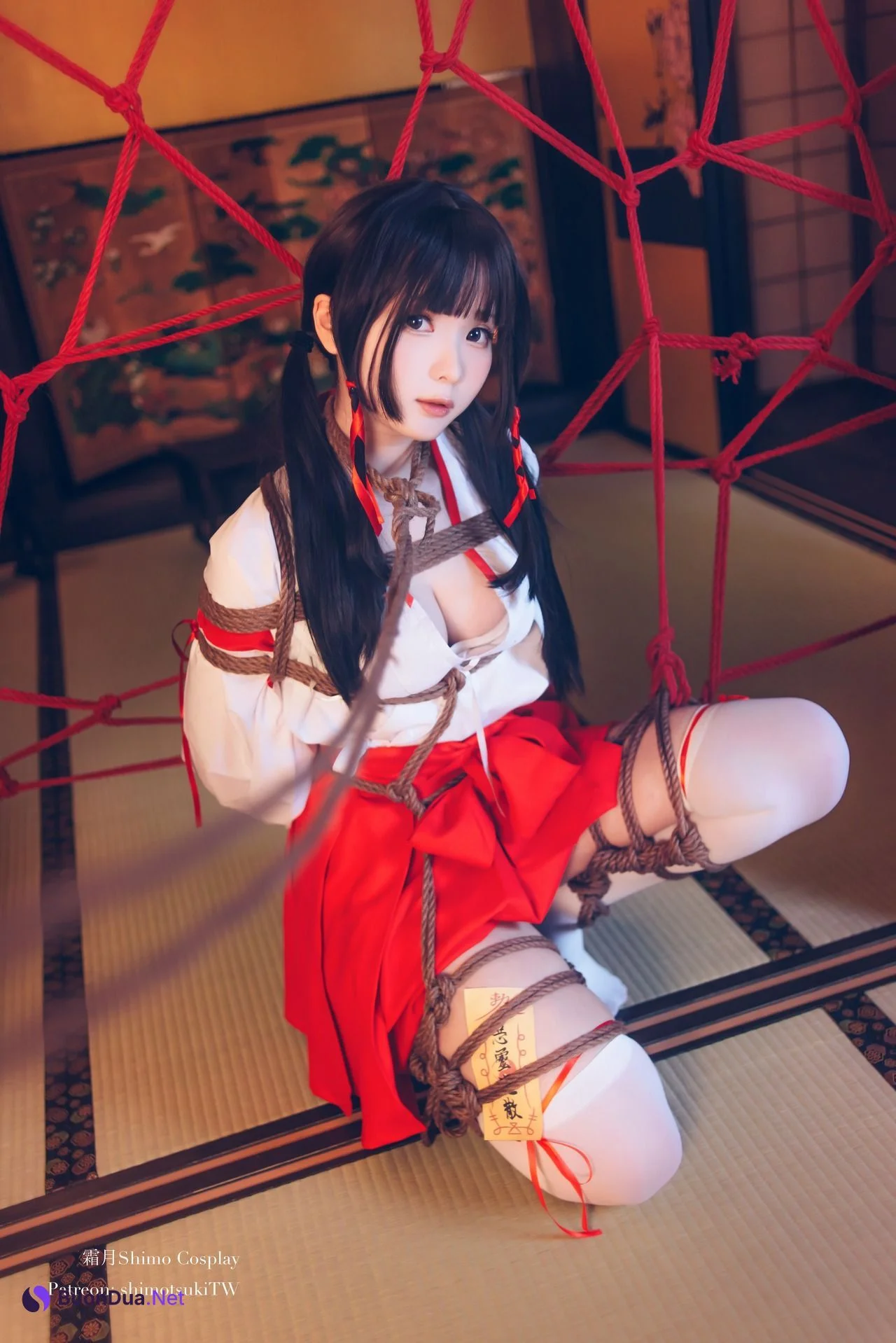 [霜月shimo] 巫女捆绑 Miko Bundle - 写真 5