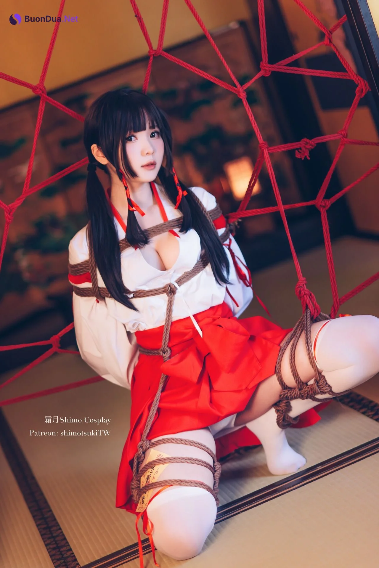[霜月shimo] 巫女捆绑 Miko Bundle - 写真 8