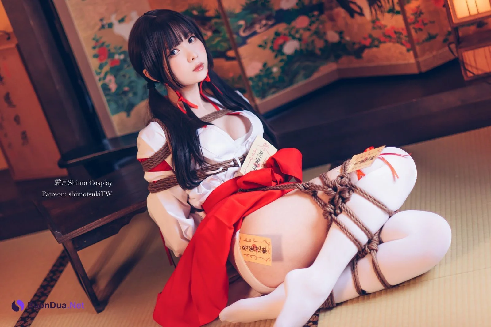 [霜月shimo] 巫女捆绑 Miko Bundle - 写真 9