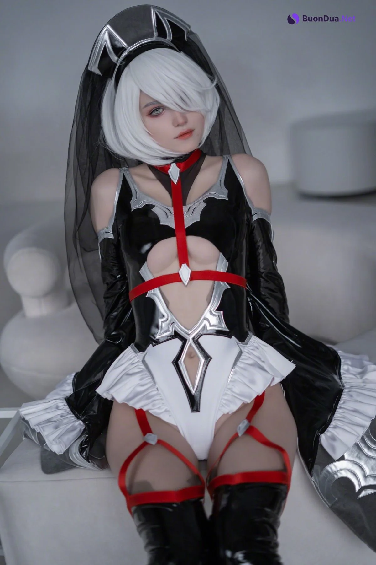 Shirogane Cosplay 2B ヨルハ２号Ｂ型 Bride Ver. - Photo 12
