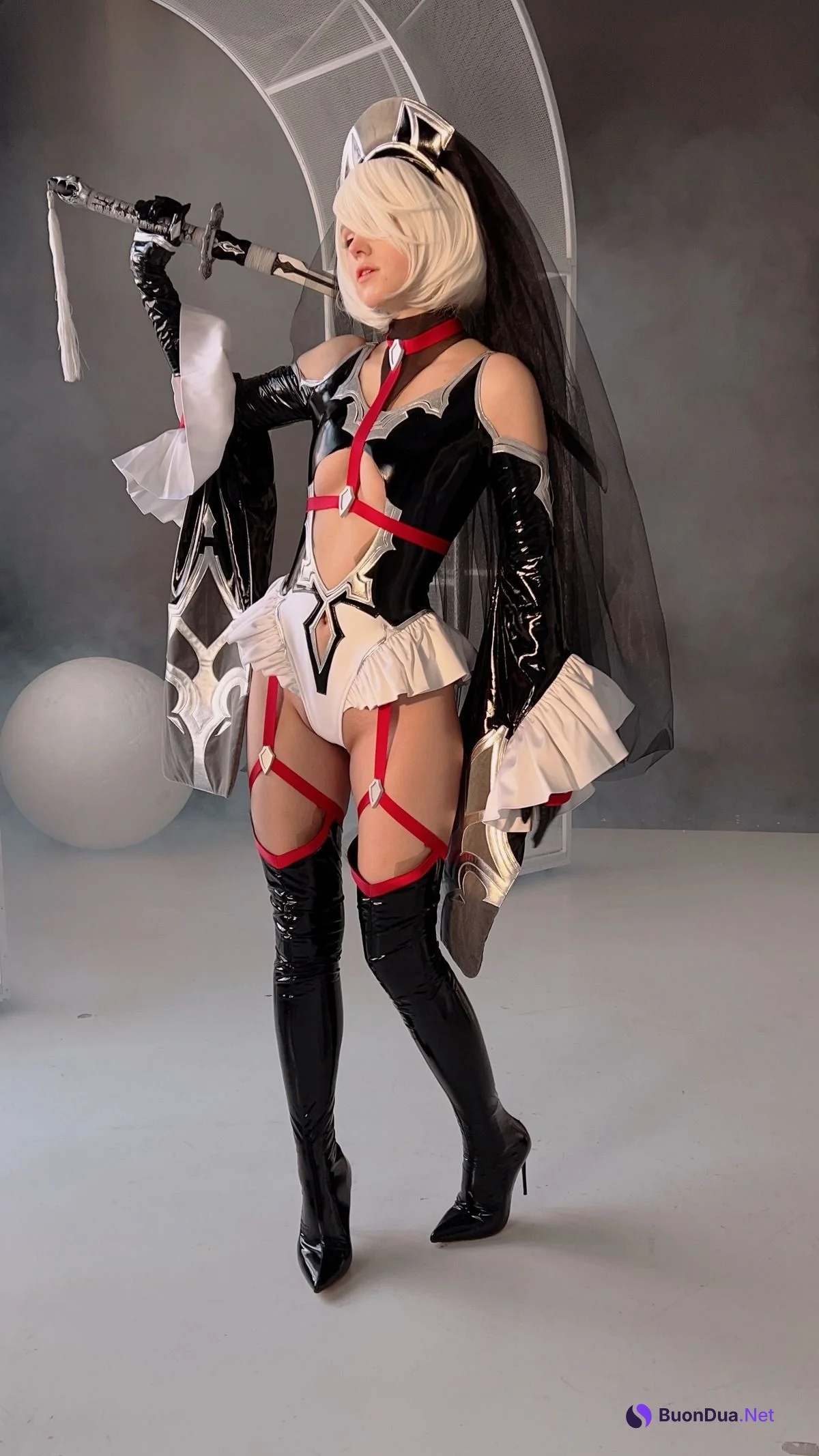 Shirogane Cosplay 2B ヨルハ２号Ｂ型 Bride Ver. - Photo 17