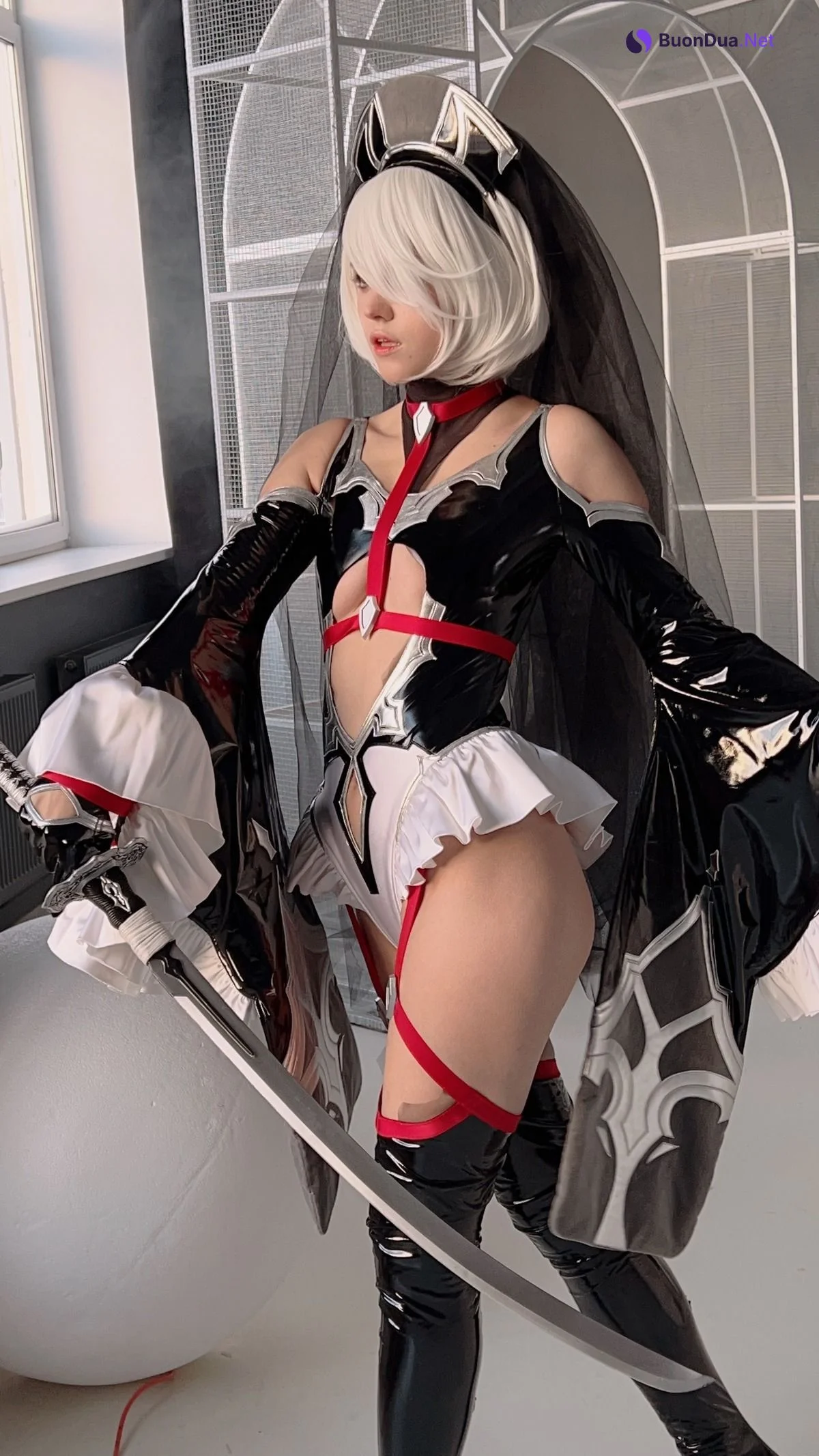 Shirogane Cosplay 2B ヨルハ２号Ｂ型 Bride Ver. - Photo 18