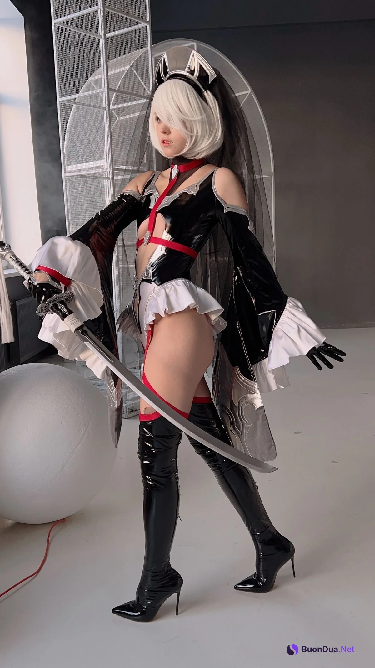 Shirogane Cosplay 2B ヨルハ２号Ｂ型 Bride Ver. - Photo 19