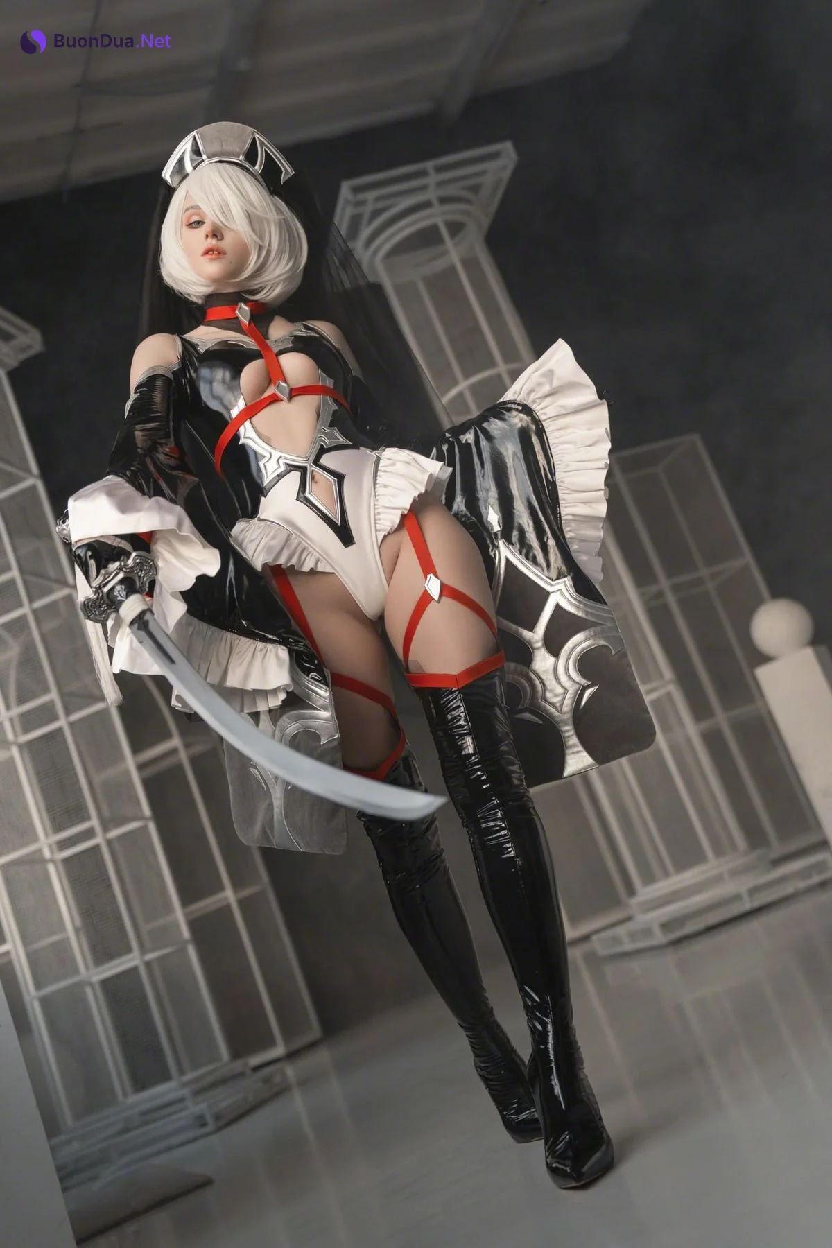 Shirogane Cosplay 2B ヨルハ２号Ｂ型 Bride Ver. - Photo 3