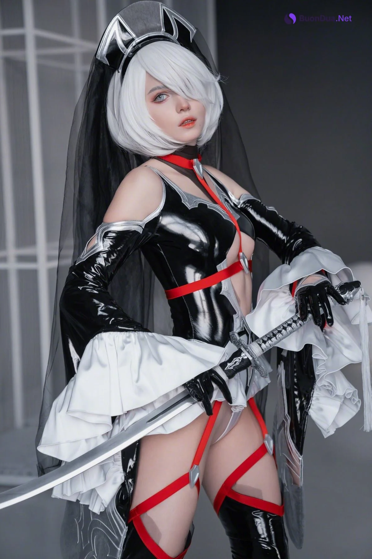 Shirogane Cosplay 2B ヨルハ２号Ｂ型 Bride Ver. - Photo 5