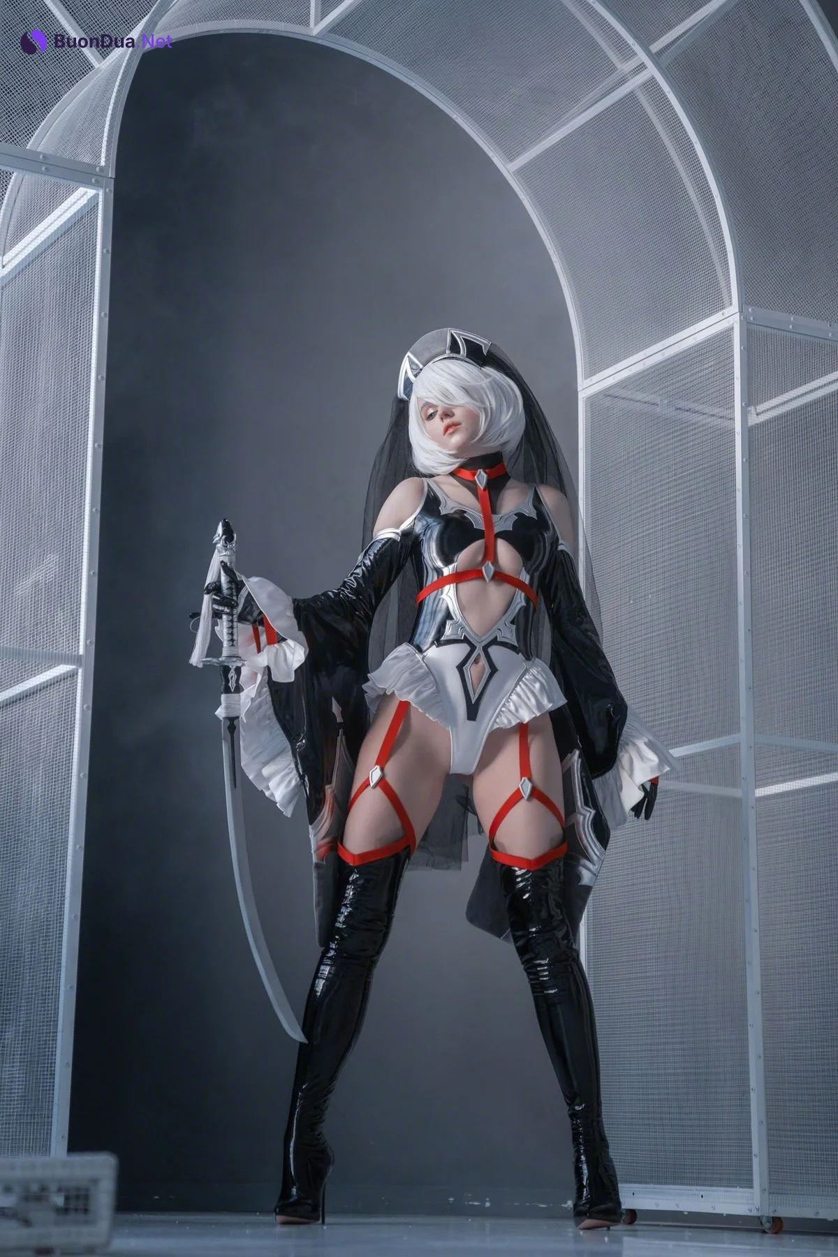 Shirogane Cosplay 2B ヨルハ２号Ｂ型 Bride Ver. - Photo 8