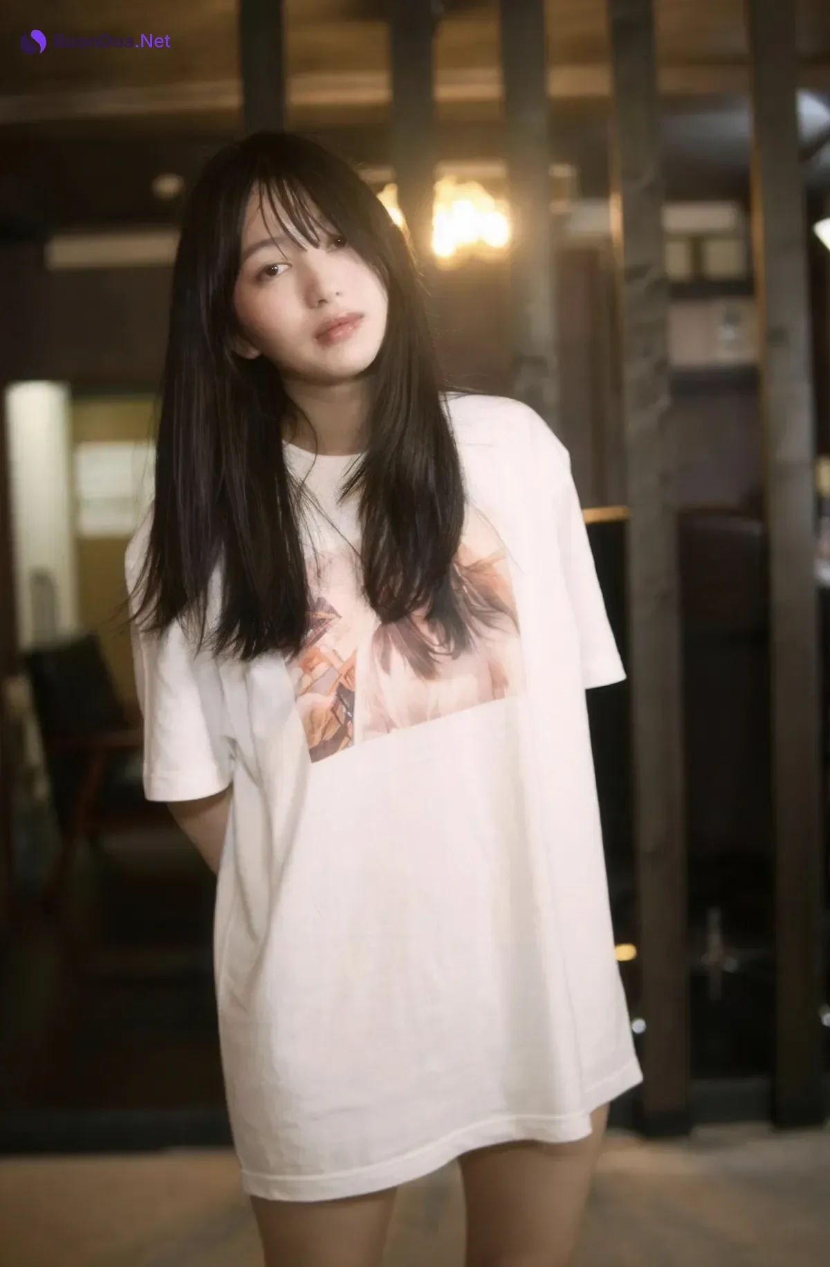 Shizuka Saito 斉藤静, セミヌード写真集 密室 大きなお尻に理想のオディライン どこかえっちな雰囲気を纏ったセクシーな美女があなたを禁断の世界へ Set.01 - Photo 17