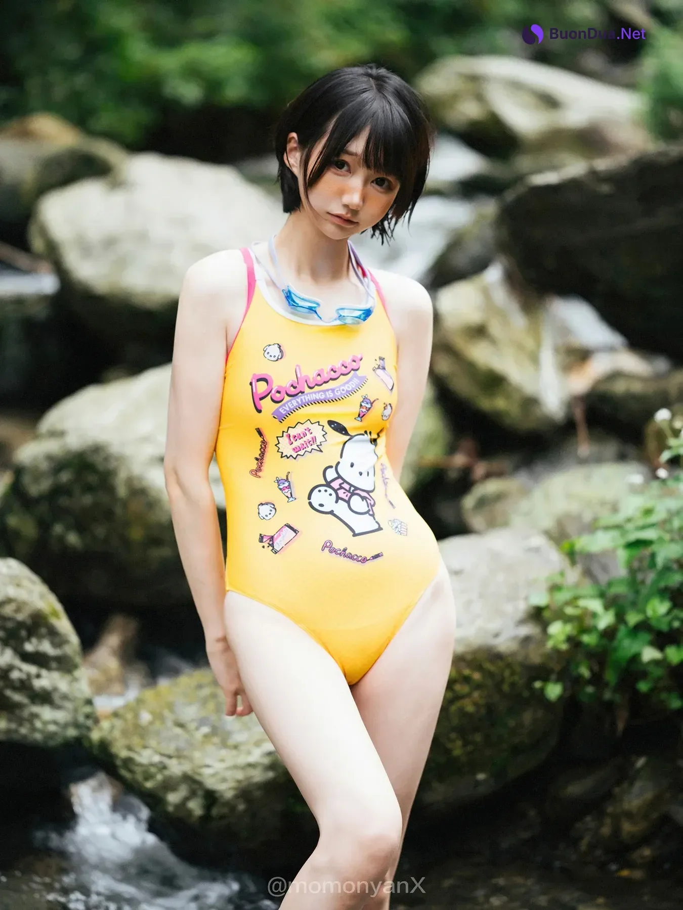 Shizuku しずく, 写真集 Fantia 原魔物喵 「夏の小川」 Set.01 - Photo 11