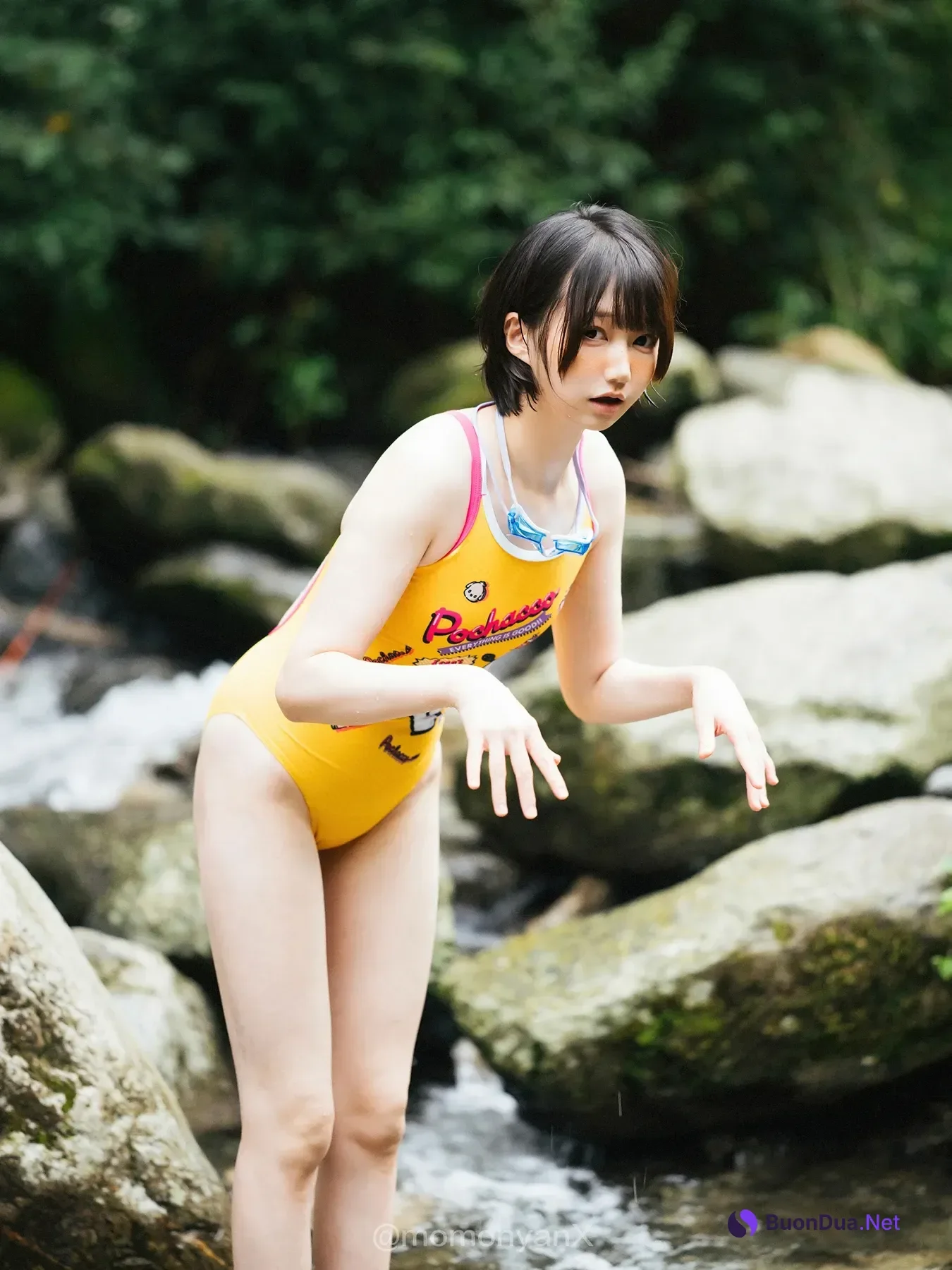 Shizuku しずく, 写真集 Fantia 原魔物喵 「夏の小川」 Set.01 - Photo 12