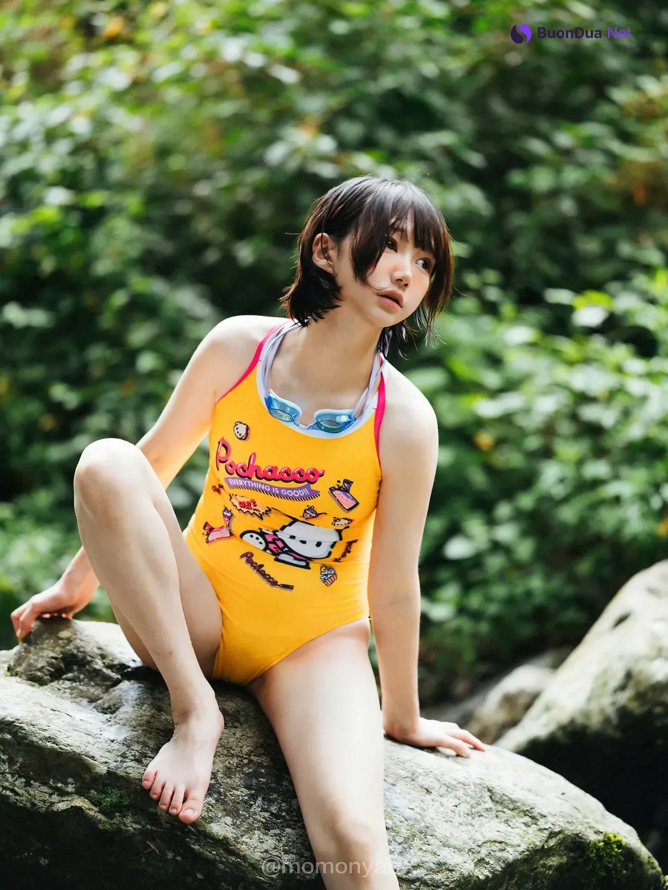 Shizuku しずく, 写真集 Fantia 原魔物喵 「夏の小川」 Set.01 - Photo 17
