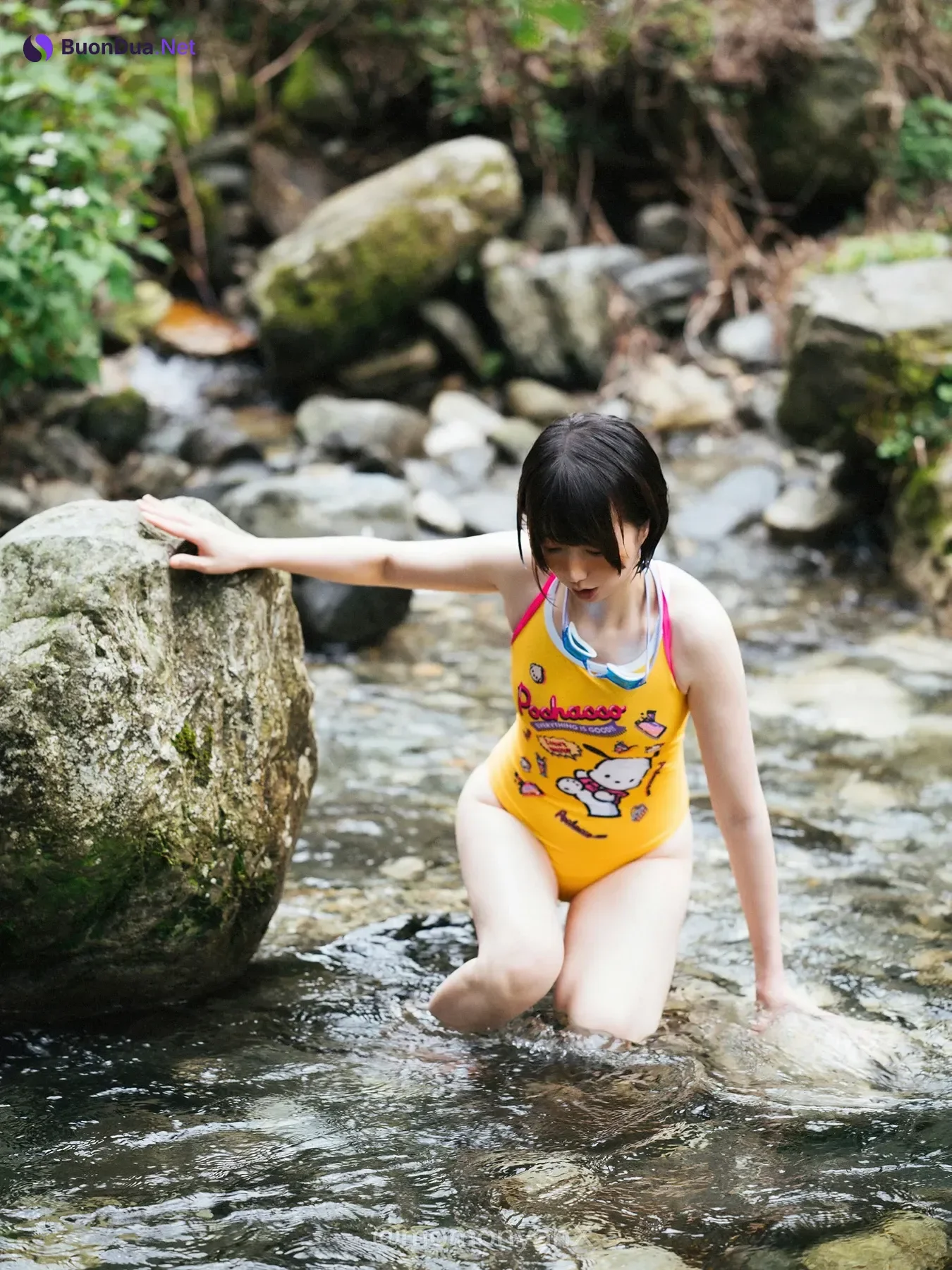 Shizuku しずく, 写真集 Fantia 原魔物喵 「夏の小川」 Set.02 - Photo 5