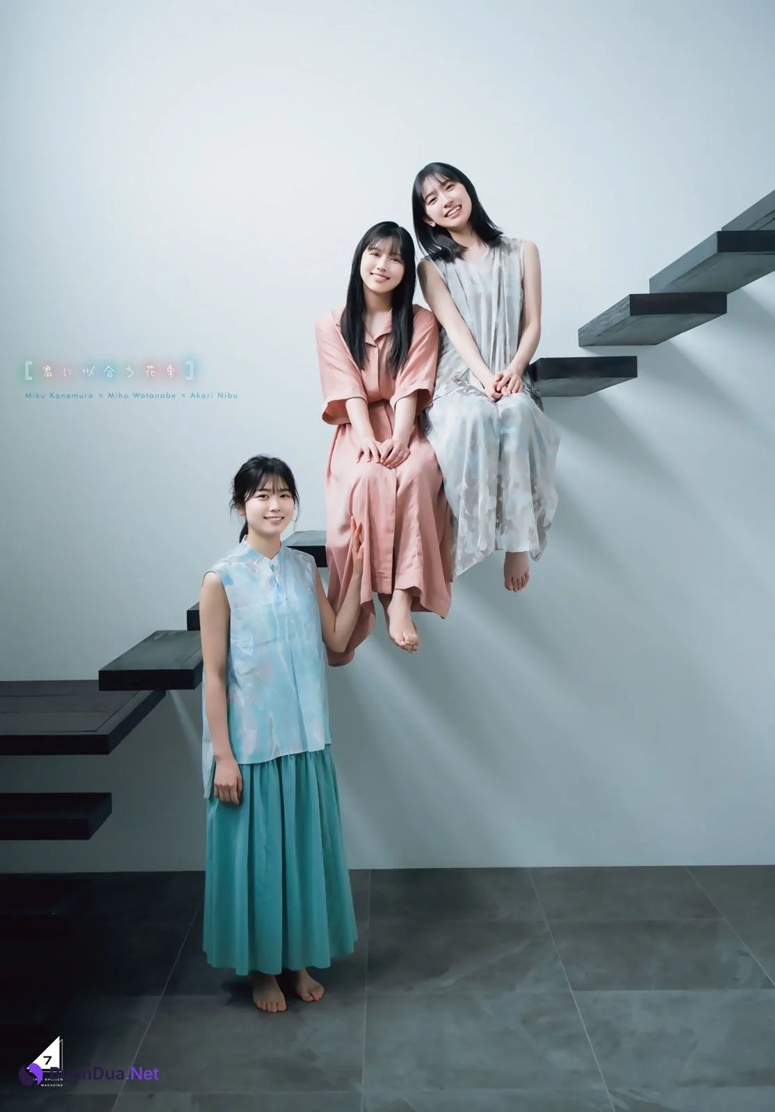 渡邉美穂 丹生明里 金村美玖, Shonen Magazine 2022 No.26 (週刊少年マガジン 2022年26号) - Photo 10