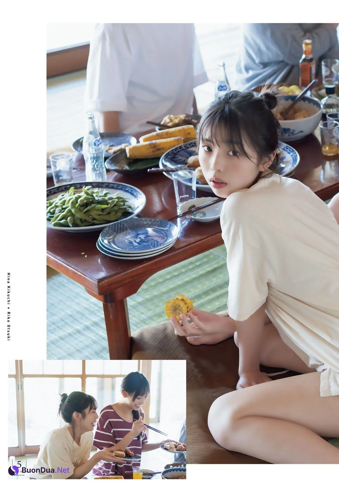 菊池姫奈 大槻りこ, Shonen Magazine 2022 No.28 (週刊少年マガジン 2022年28号) - Photo 5