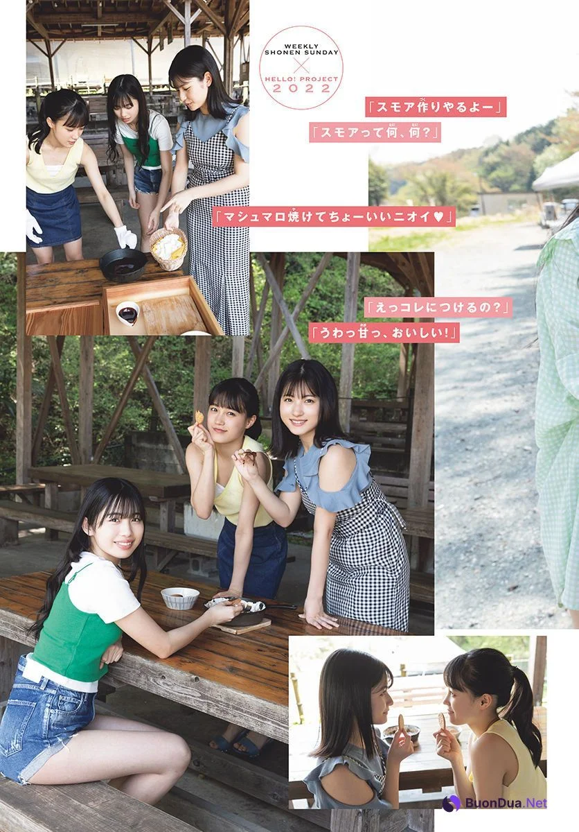 北川莉央 伊勢鈴蘭 河西結心, Shonen Sunday 2022 No.27 (週刊少年サンデー 2022年27号) - Photo 4
