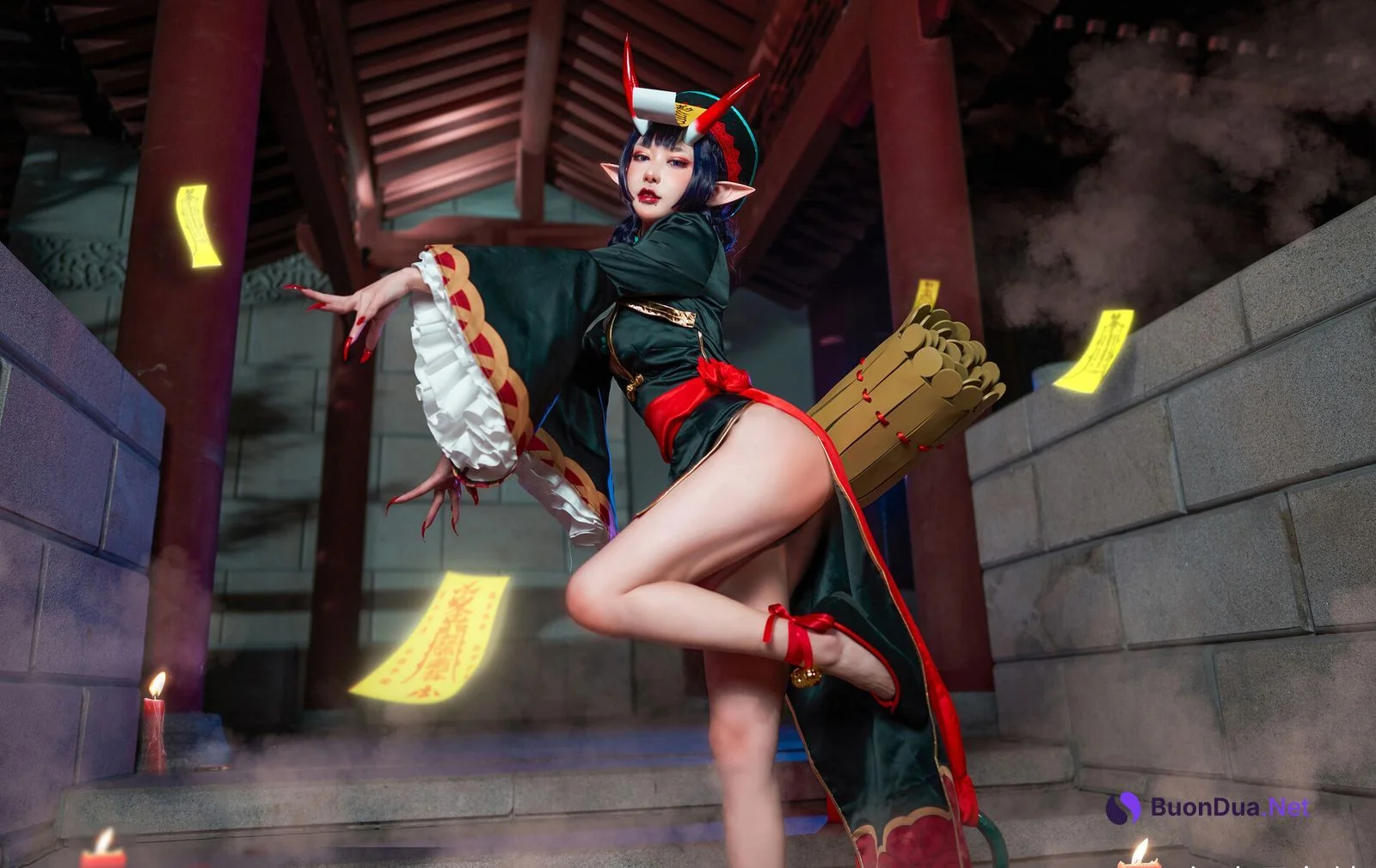 [阿包也是兔娘] 酒吞童子女仆 Shuten Douji - Photo 3