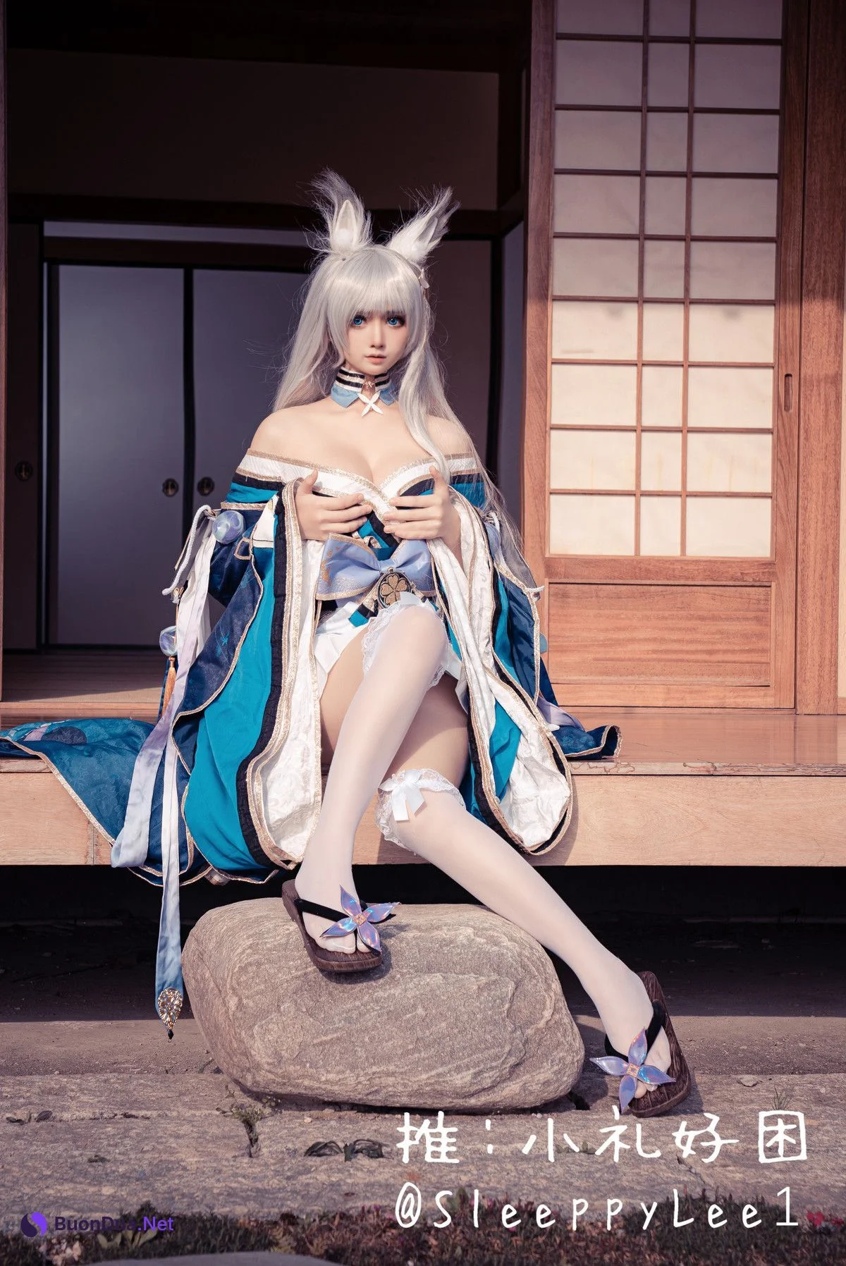 小礼好困 @SleeppyLee1 Cosplay 信浓 - Photo 4