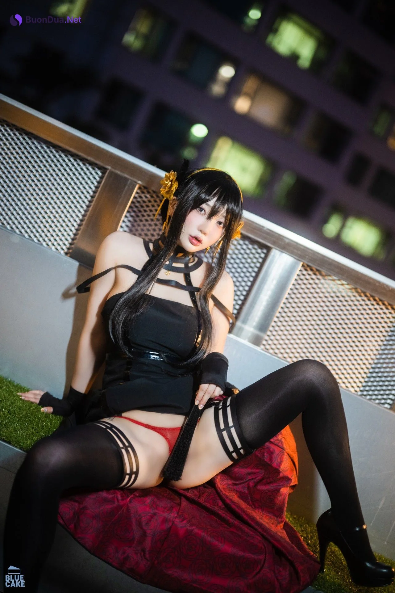 Son Yeeun 손예은, [BLUECAKE] Black Rose RED+ Set.01 - 写真 12