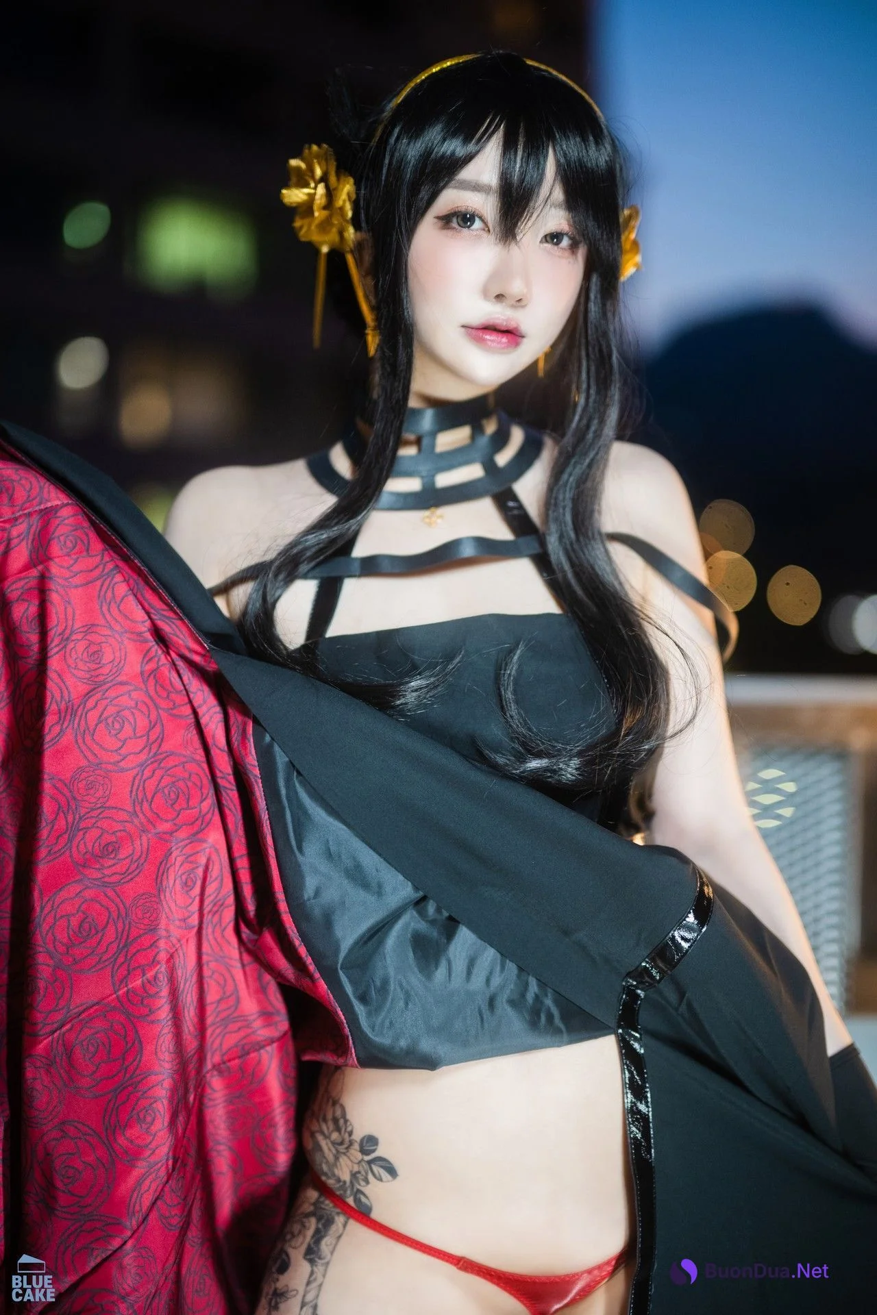 Son Yeeun 손예은, [BLUECAKE] Black Rose RED+ Set.01 - 写真 18