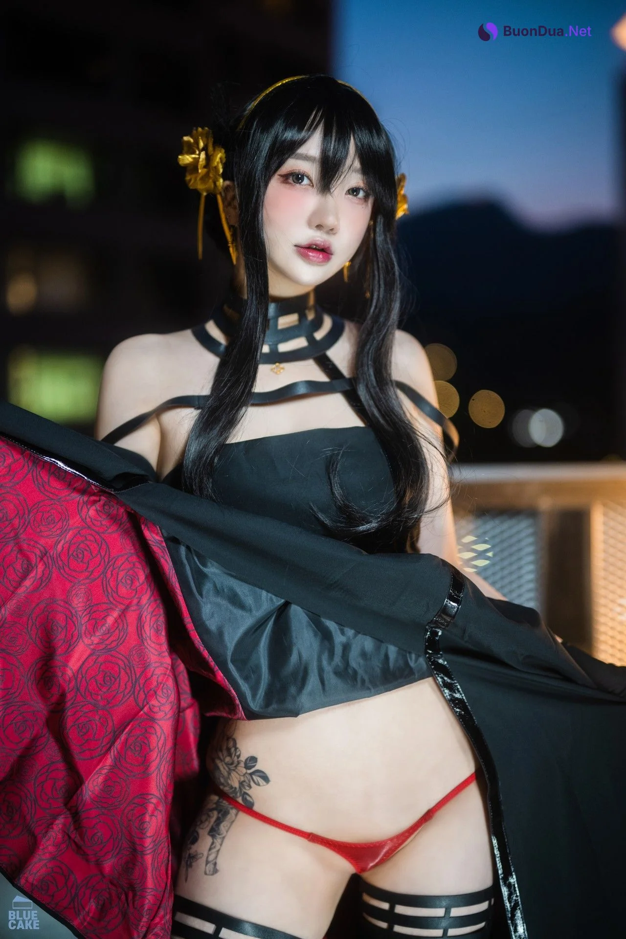 Son Yeeun 손예은, [BLUECAKE] Black Rose RED+ Set.01 - 写真 19