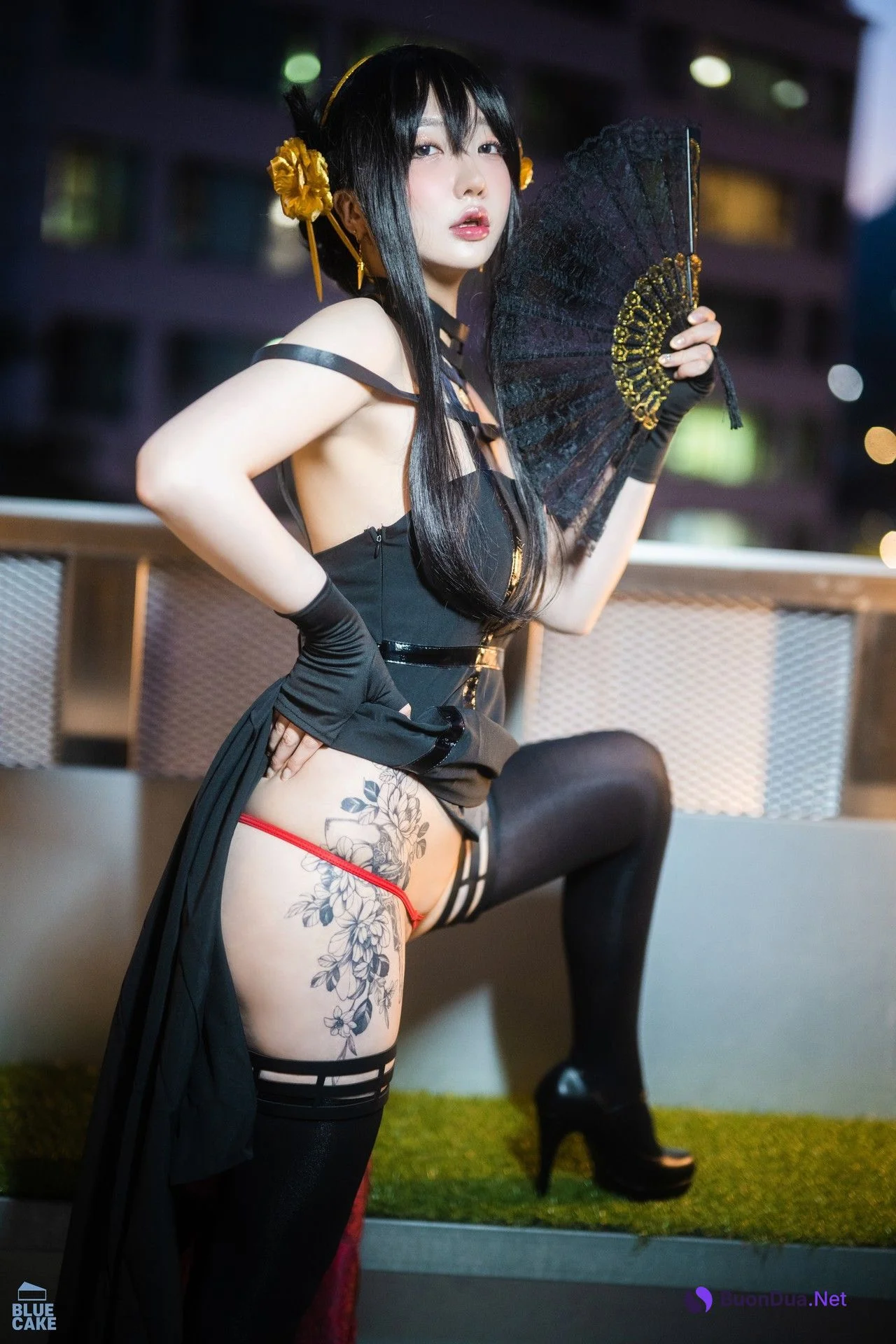 Son Yeeun 손예은, [BLUECAKE] Black Rose RED+ Set.01 - 写真 5