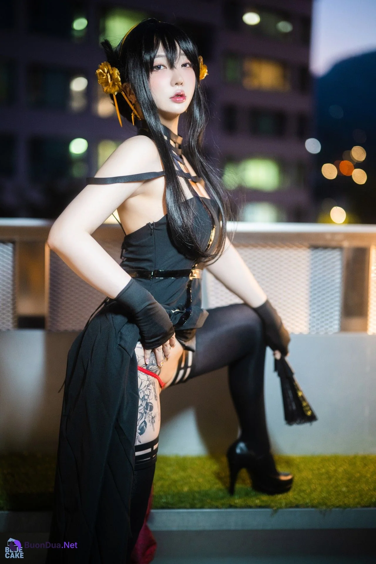 Son Yeeun 손예은, [BLUECAKE] Black Rose RED+ Set.01 - 写真 7