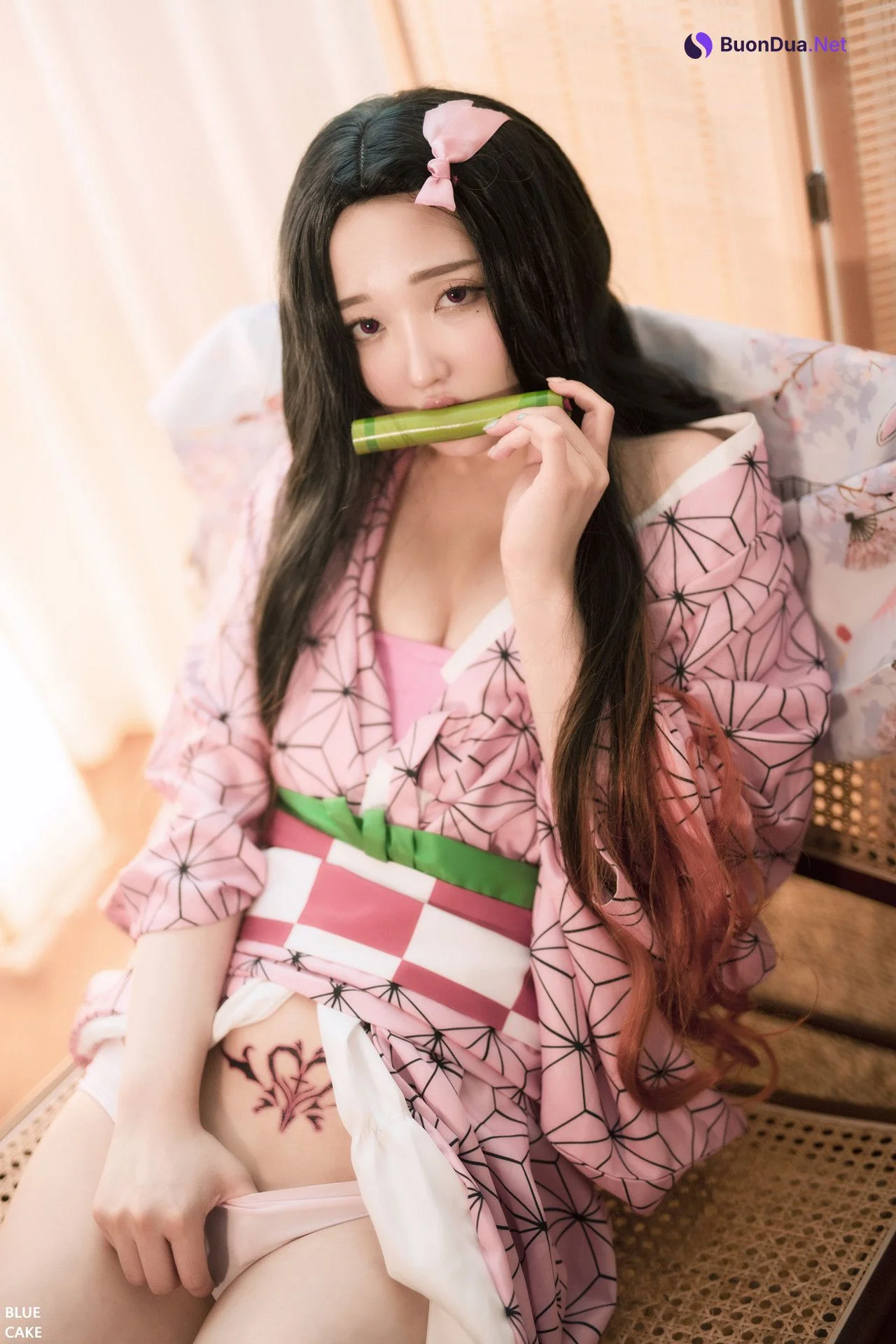 Son Yeeun 손예은, BLUECAKE ‘Pink Oni’ Set.01 - Photo 3