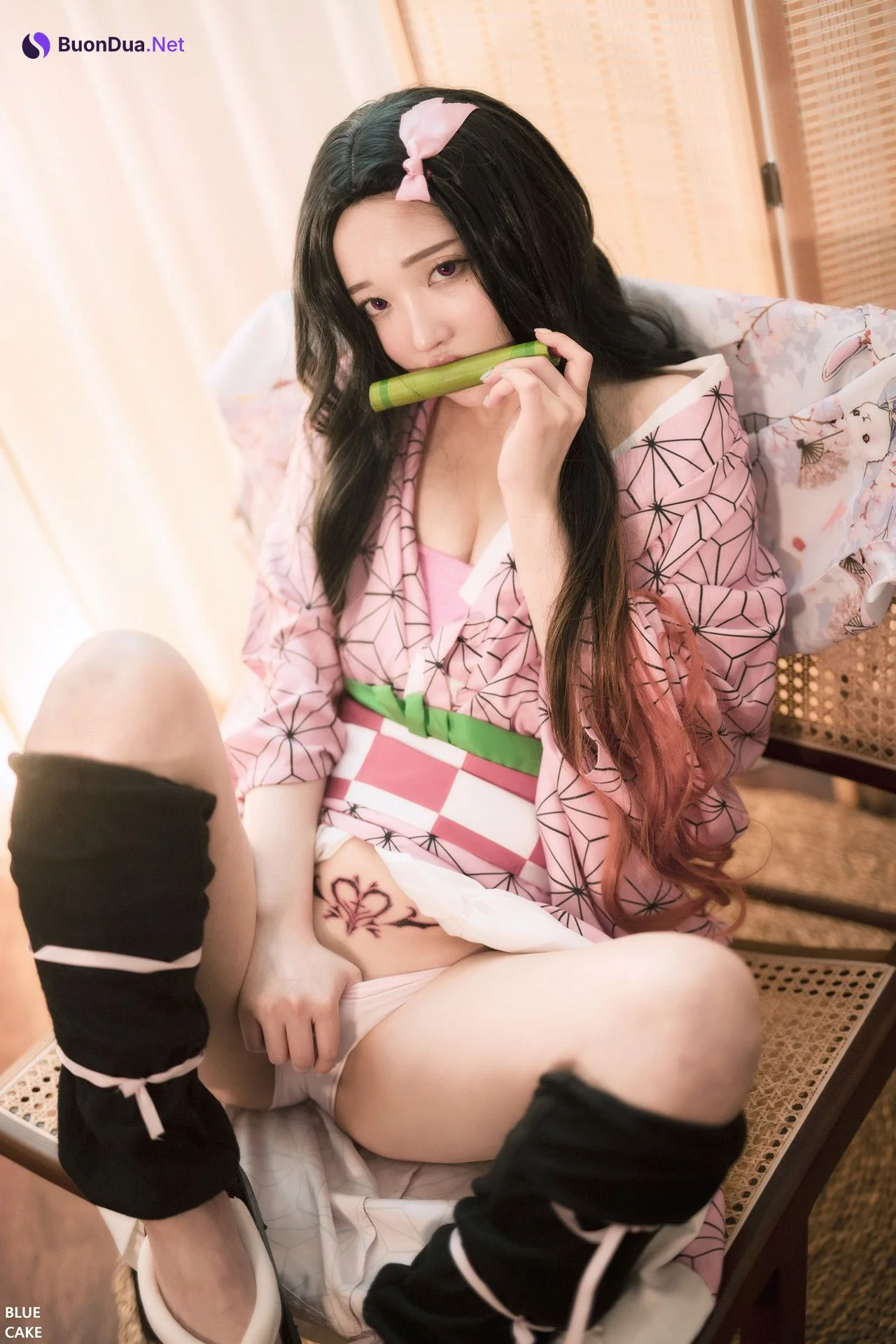 Son Yeeun 손예은, BLUECAKE ‘Pink Oni’ Set.01 - Photo 4