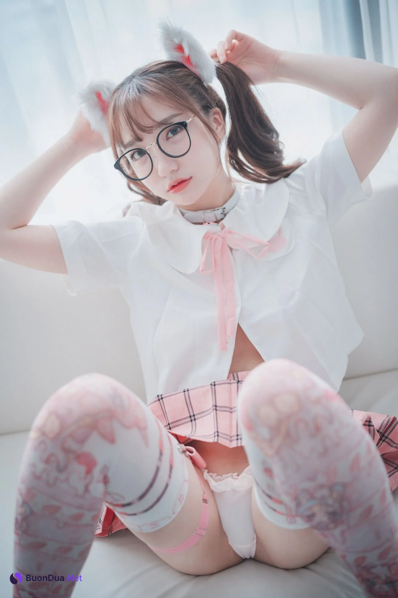 Son Yeeun 손예은, [DJAWA] Cute Pink Set.01 - Photo 5