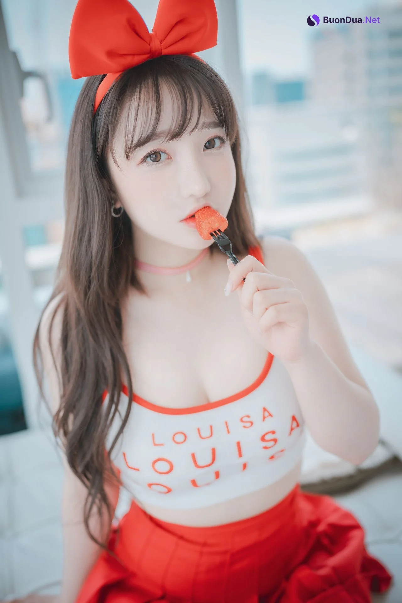 Son Yeeun 손예은, [DJAWA] Strawbeery Girl Set.01 - Photo 8