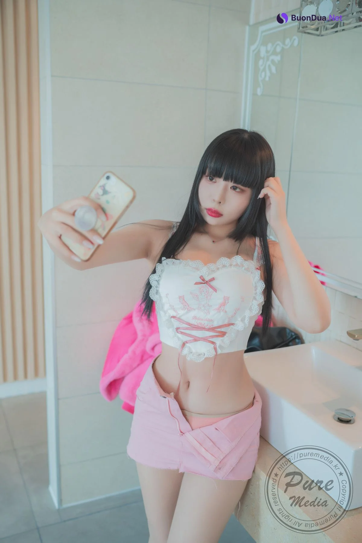 Song Mina 송민아, [PURE MEDIA] Vol.268 Lovely Gyaru Set.01 - Photo 10