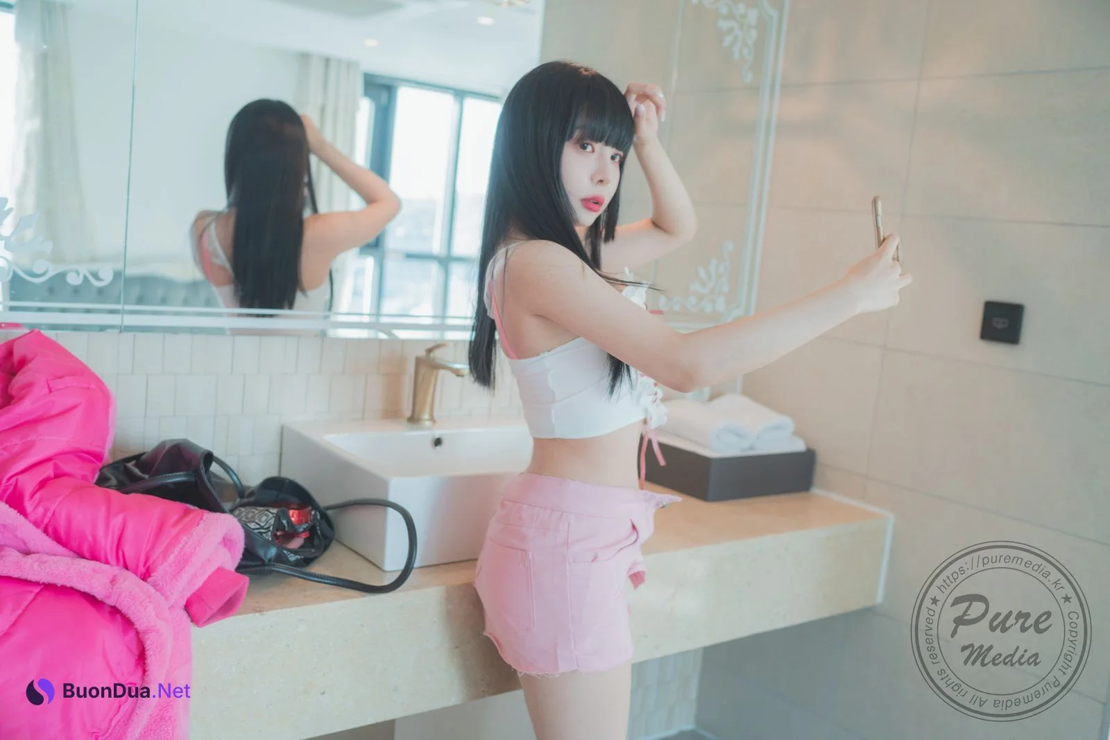 Song Mina 송민아, [PURE MEDIA] Vol.268 Lovely Gyaru Set.01 - Photo 12