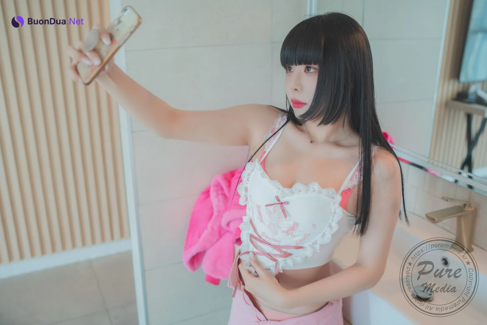 Song Mina 송민아, [PURE MEDIA] Vol.268 Lovely Gyaru Set.01 - Photo 13