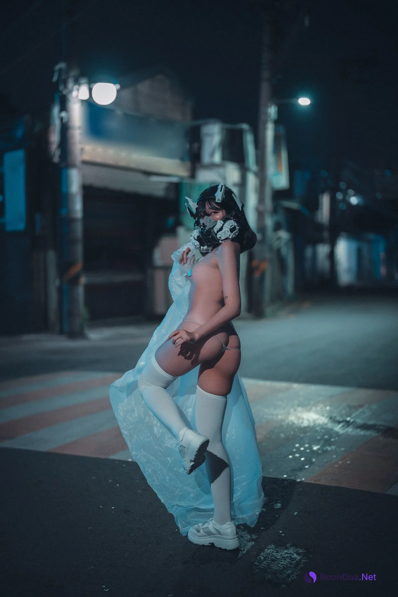 Sonson 손손, DJAWA ‘Masked-girl in raincoat’ Set.01 - 사진 14
