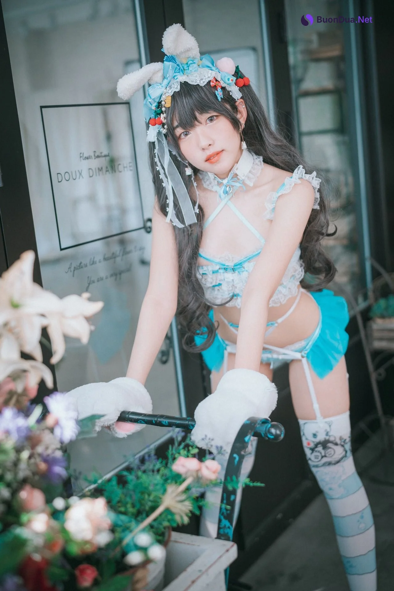 Sonson 손손, [DJAWA] Turquoise Bunny Set.01 - 사진 12