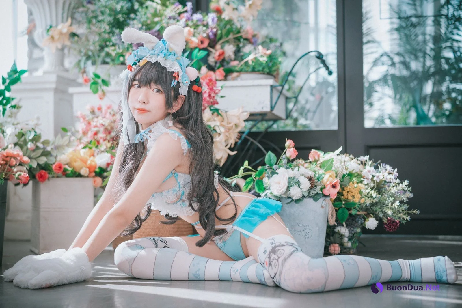 Sonson 손손, [DJAWA] Turquoise Bunny Set.01 - 사진 8