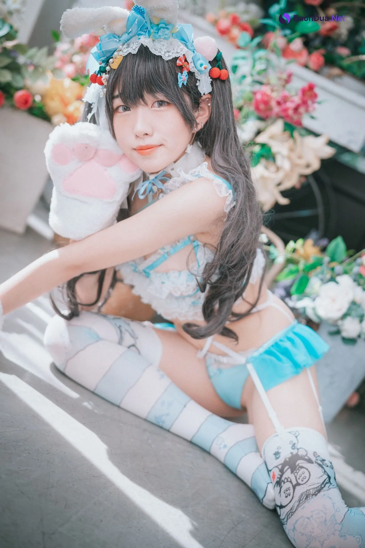Sonson 손손, [DJAWA] Turquoise Bunny Set.01 - 사진 9