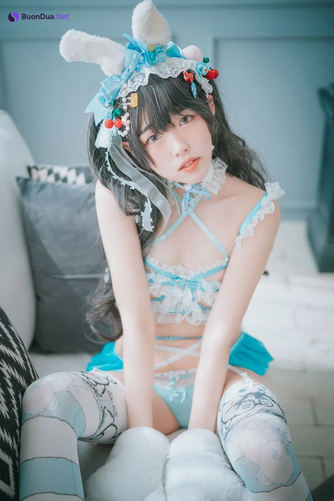 Sonson 손손, [DJAWA] Turquoise Bunny Set.02 - Photo 10
