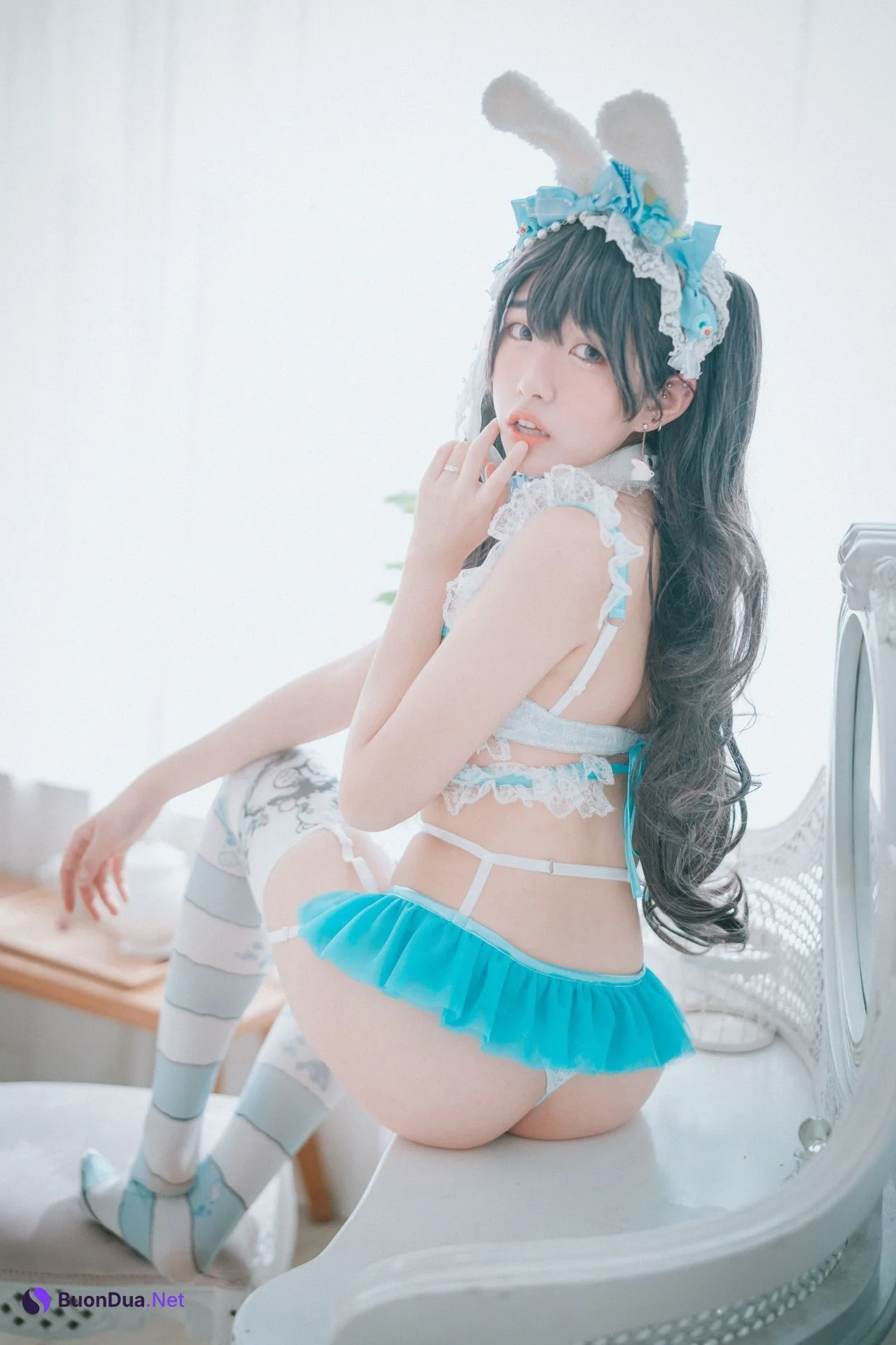 Sonson 손손, [DJAWA] Turquoise Bunny Set.02 - Photo 3