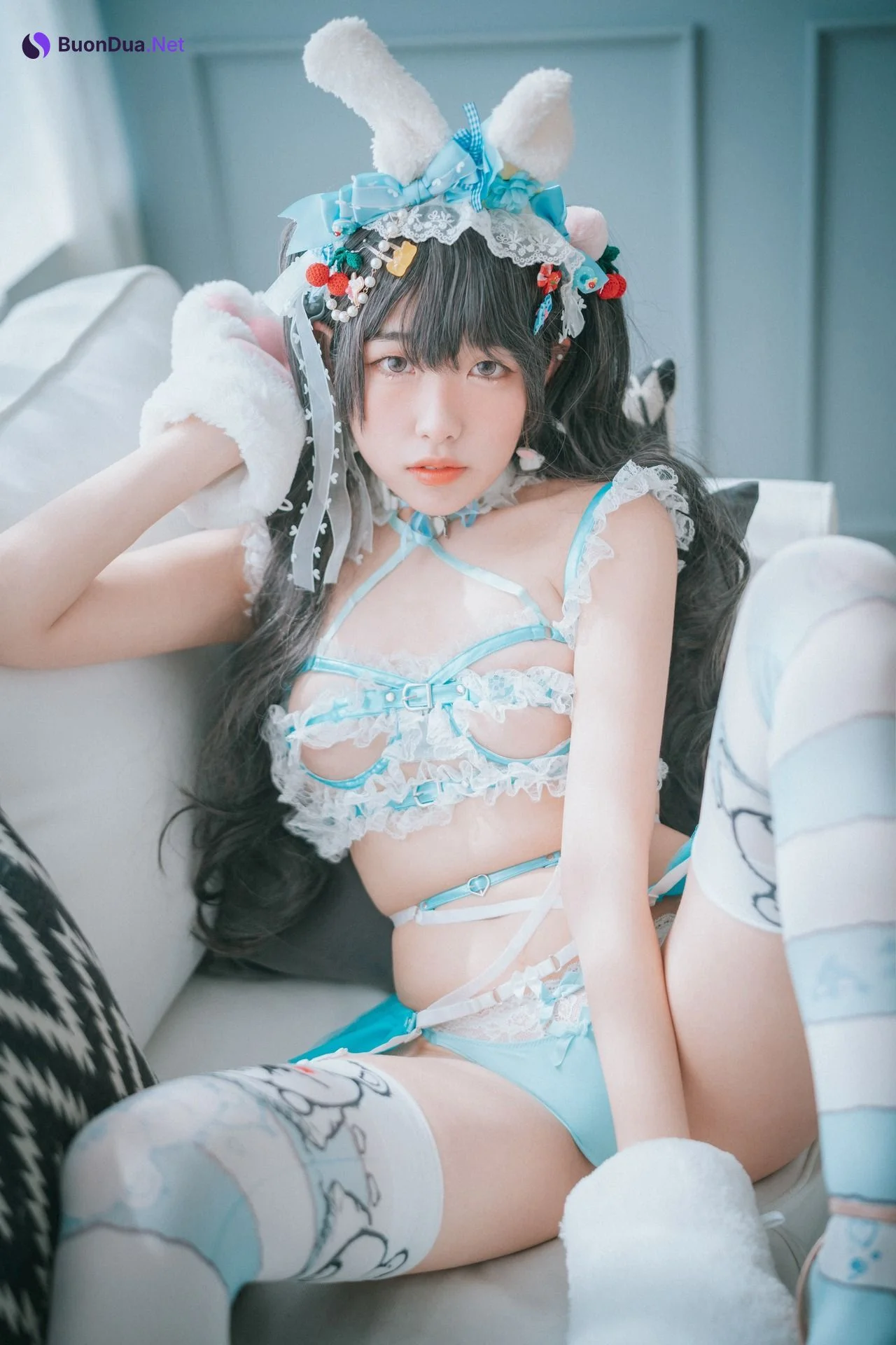 Sonson 손손, [DJAWA] Turquoise Bunny Set.02 - Photo 8