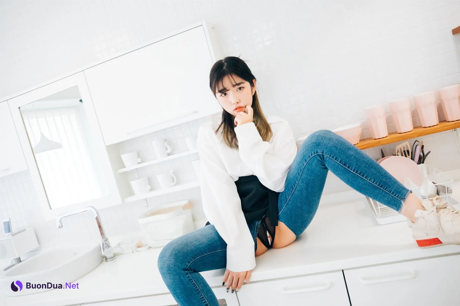 Sonson 손손, [Loozy] Nude Apron Set.01 - 사진 20