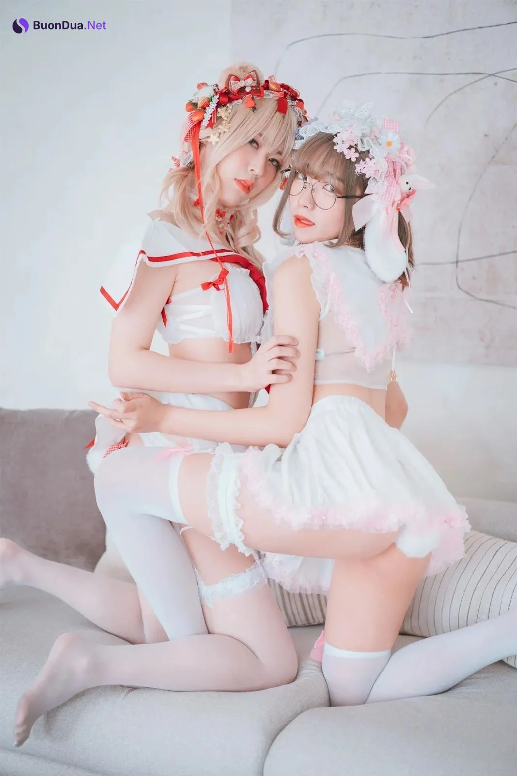 Sonson 손손 & Mozzi 모찌, [DJAWA] Spring Comes Twice Set.01 - Photo 7