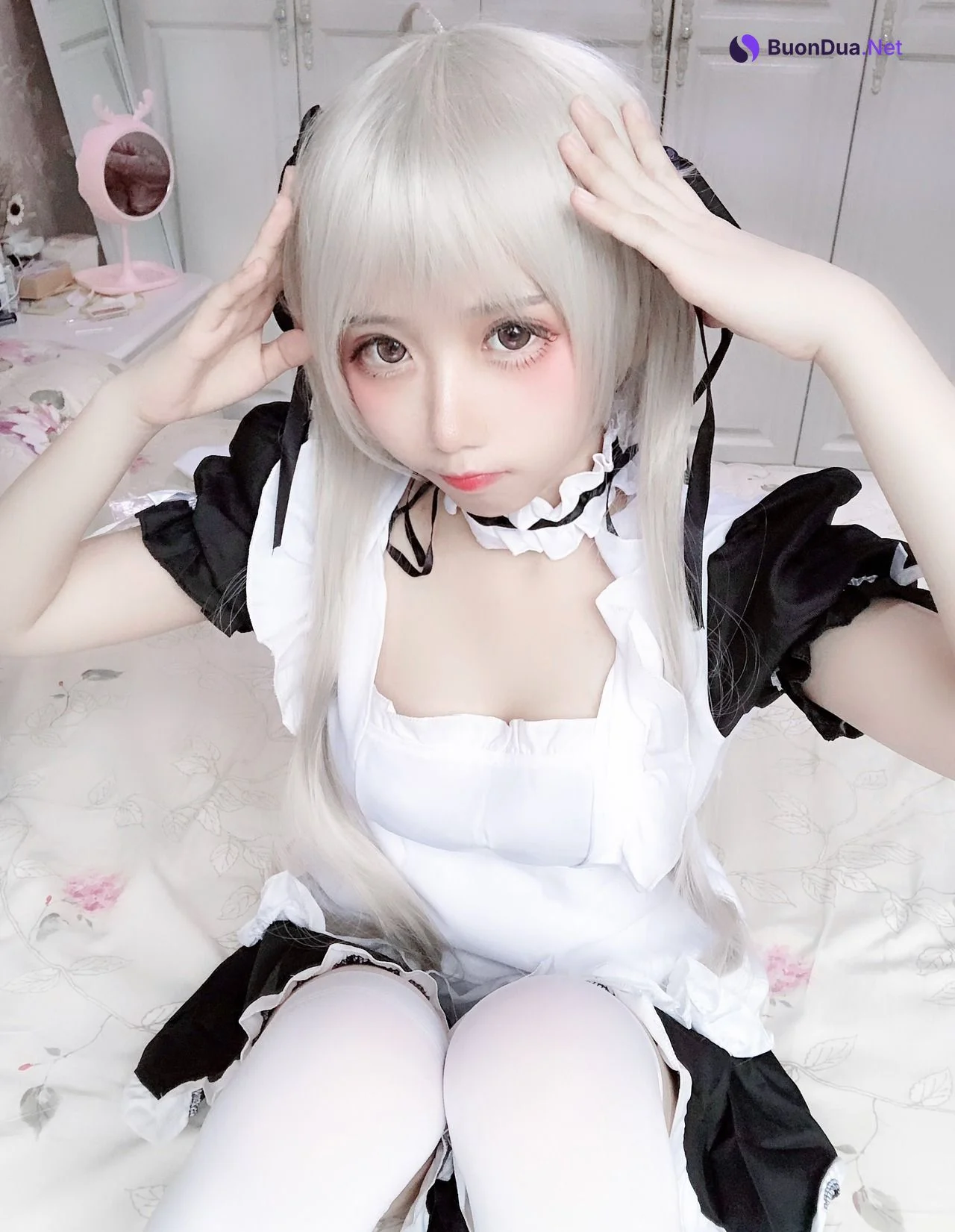 [果咩酱] Sora Kasugano 春日野穹 Maid Ver. - Photo 10