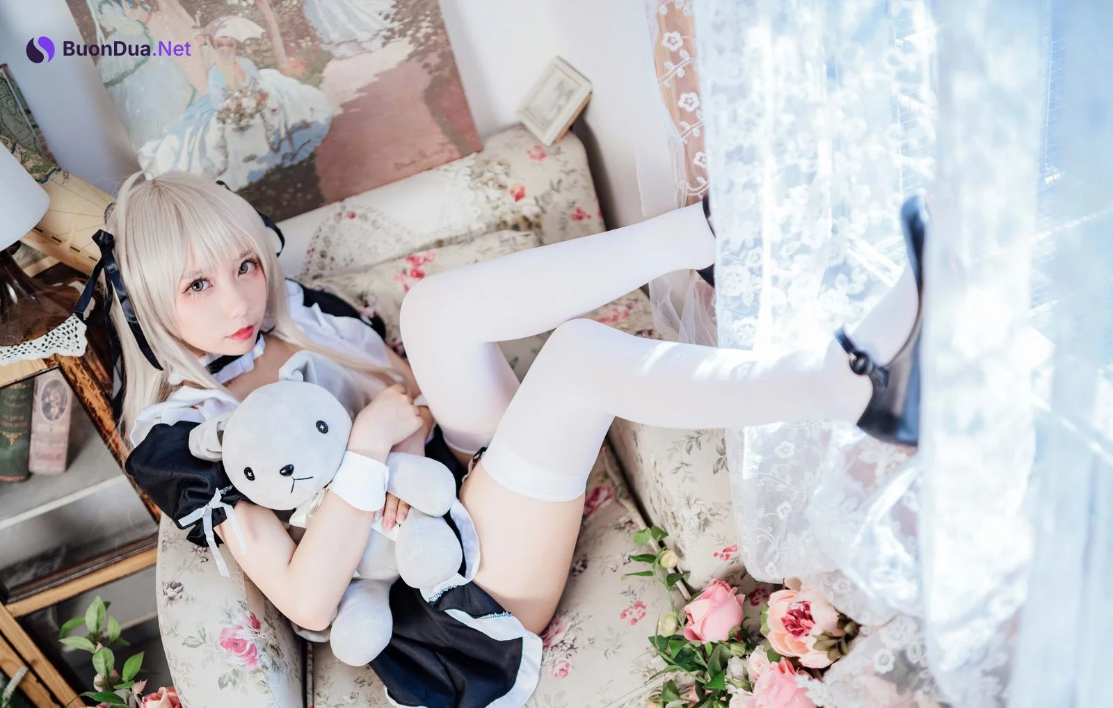 [果咩酱] Sora Kasugano 春日野穹 Maid Ver. - Photo 14