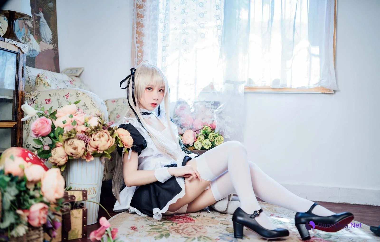 [果咩酱] Sora Kasugano 春日野穹 Maid Ver. - Photo 15