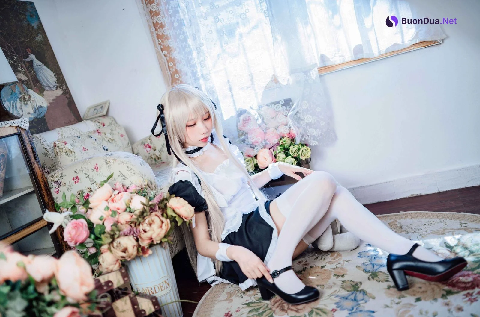 [果咩酱] Sora Kasugano 春日野穹 Maid Ver. - Photo 3